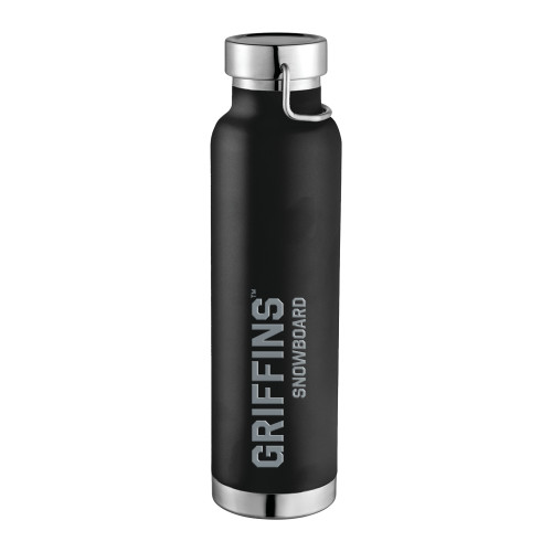  Thor Copper Vacuum Insulated Black Bottle 22oz - Griffins Snowboard Engraved