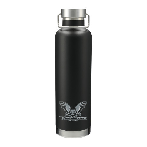  Thor Copper Vacuum Insulated Black Bottle 32oz - Westminster Primary Mark Engraved