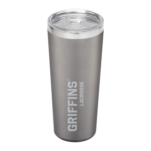  Thor Vacuum Insulated Grey Tumbler 22oz - Griffins Lacrosse Engraved