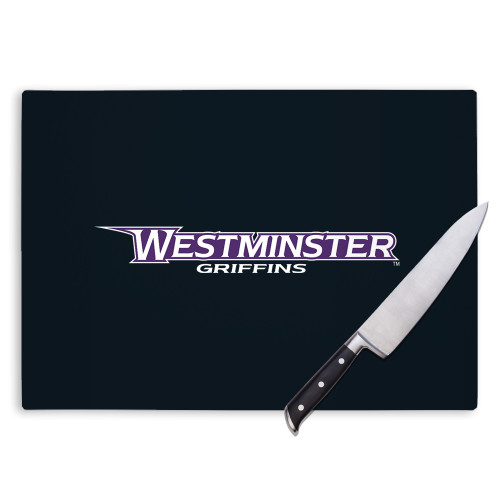  Cutting Board - Westminster Athletic Word Mark