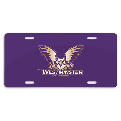  License Plate - Westminster Primary Mark