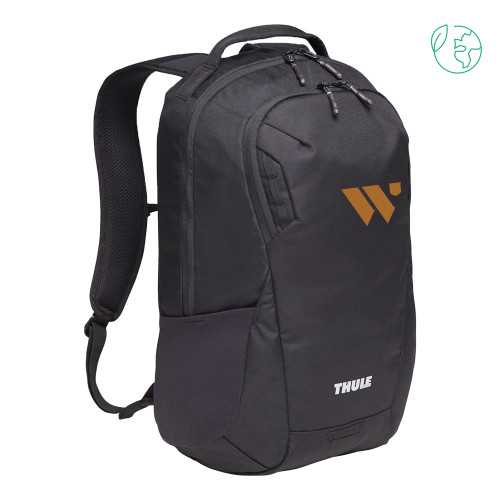  Thule Black Recycled Lumion 15 in. Computer Backpack - WU Logo Mark
