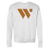 Thumbnail image for  Bella + Canvas White Fleece Crew