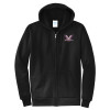 Thumbnail image for  Extended Black Fleece Full Zip Hoodie