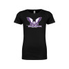 Thumbnail image for  Next Level Girls Black Fashion Fit T Shirt
