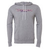 Thumbnail image for  Bella + Canvas Heather Grey Fleece Hood