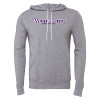 Thumbnail image for  Bella + Canvas Heather Grey Fleece Hood