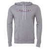 Thumbnail image for  Bella + Canvas Heather Grey Fleece Hood