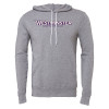 Thumbnail image for  Bella + Canvas Heather Grey Fleece Hood