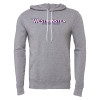 Thumbnail image for  Bella + Canvas Heather Grey Fleece Hood