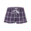 Thumbnail image for  Boxercraft Womens Purple Flannel Shorts