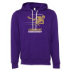 Thumbnail image for  Bella + Canvas Purple Fleece Hood