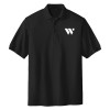 Thumbnail image for  Extended Black Silk Touch Polo