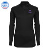 Thumbnail image for  Syntrel Womens Black Interlock 1/4 Zip
