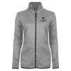 Thumbnail image for  Womens Grey Heather Fleece Jacket