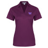 Thumbnail image for  Womens Purple Performance Fine Jacquard Polo