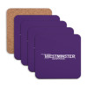 Thumbnail image for  Hardboard Coaster w/Cork Backing 4/set