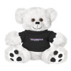 Thumbnail image for  Plush Big Paw 8 1/2 inch White Bear w/Black Shirt