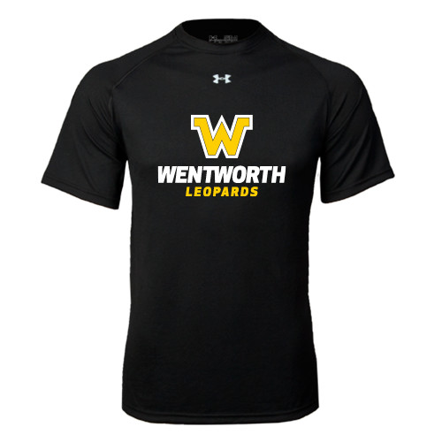  Under Armour Black Tech Tee - W Wentworth Leopards Stacked