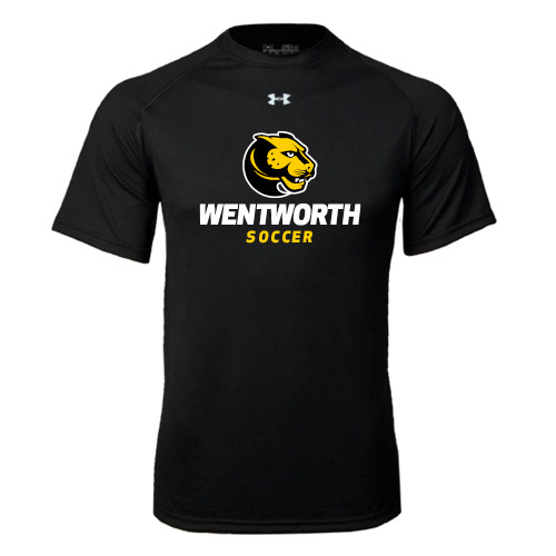  Under Armour Black Tech Tee - Soccer