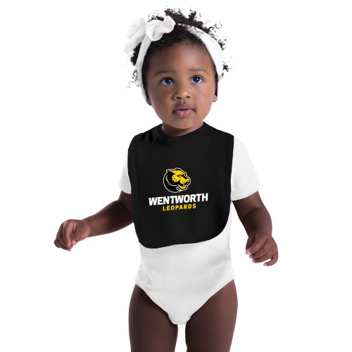  Black Baby Bib - Official Logo
