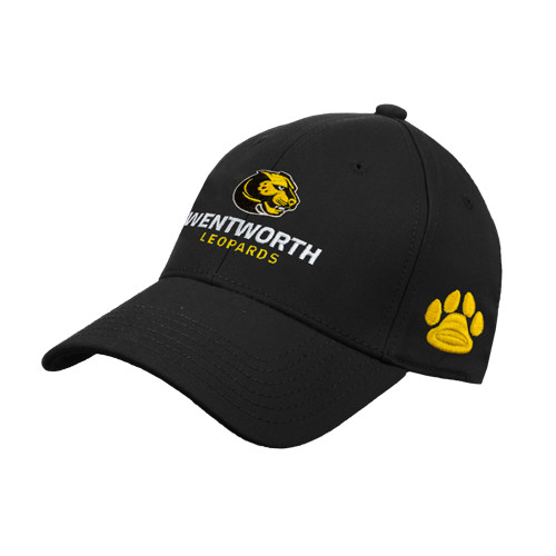 Wentworth Black Structured Adjustable Pro Style Hat