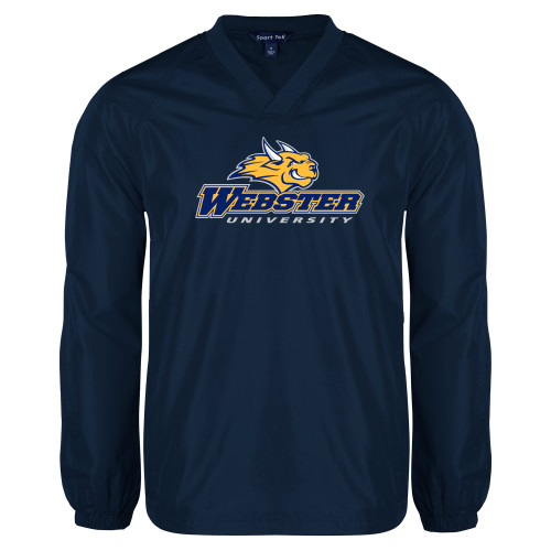 Webster Navy V Neck Raglan Windshirt