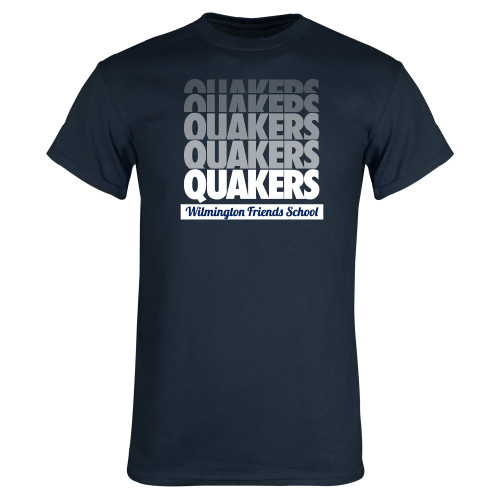  Navy T Shirt - Quakers