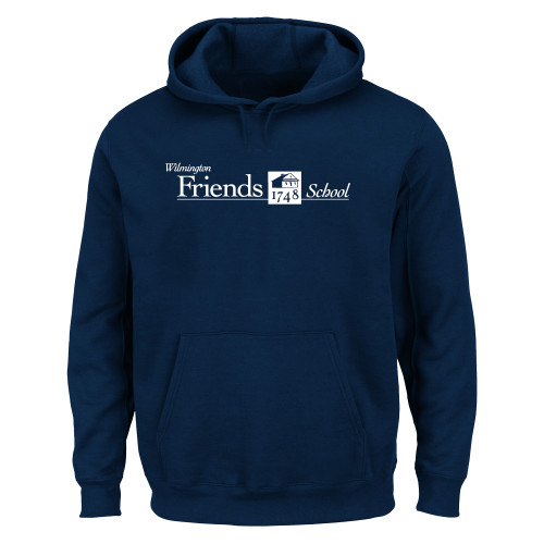  Extended Navy Hoodie - Primary Mark - Plus