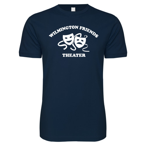  Next Level Navy SoftStyle T Shirt - Theater