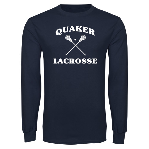  Navy Long Sleeve T-Shirt - Lacrosse