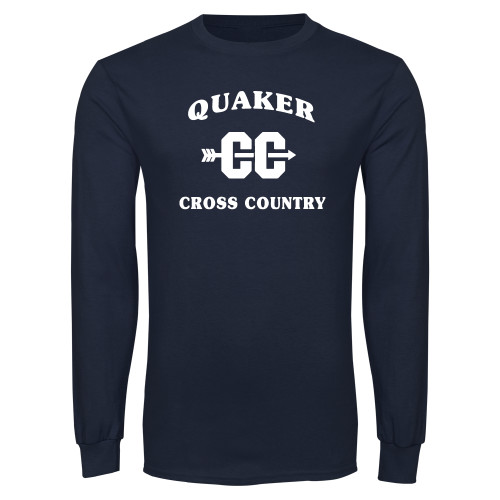 Navy Long Sleeve T-Shirt - Cross Country