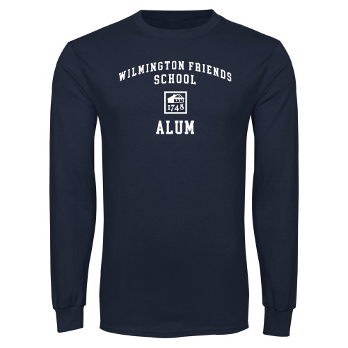  Navy Long Sleeve T-Shirt - Alum