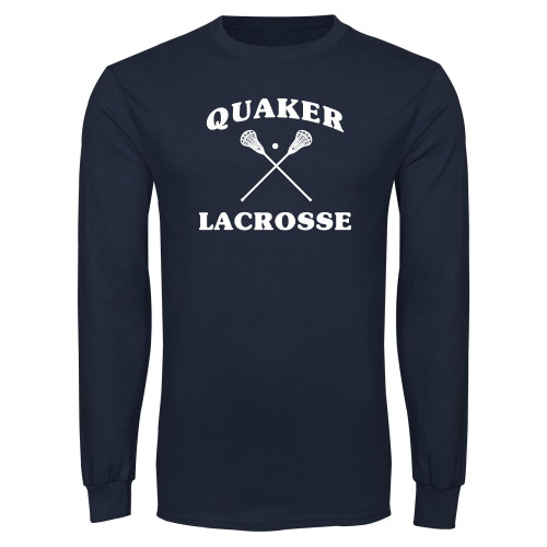  Navy Long Sleeve T-Shirt - Lacrosse