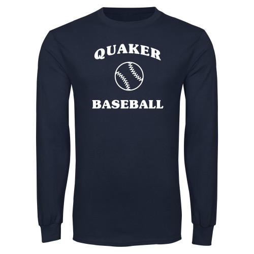  Navy Long Sleeve T-Shirt - Baseball