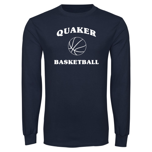  Navy Long Sleeve T-Shirt - Basketball