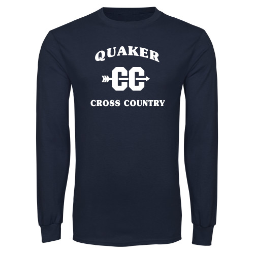  Navy Long Sleeve T-Shirt - Cross Country