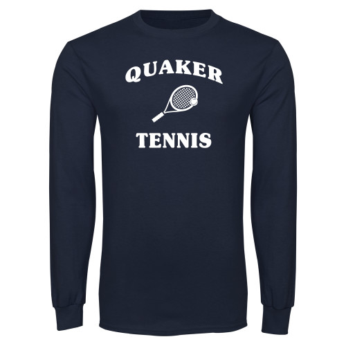  Navy Long Sleeve T-Shirt - Tennis