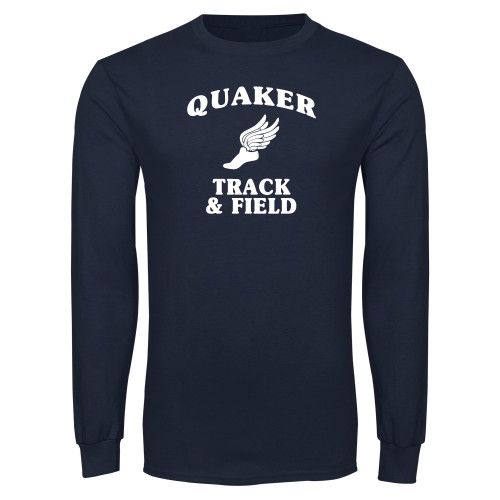  Navy Long Sleeve T-Shirt - Track & Field