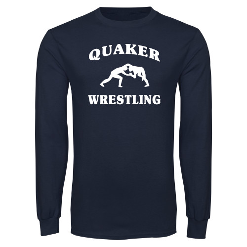  Navy Long Sleeve T-Shirt - Wrestling