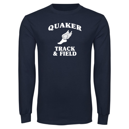  Navy Long Sleeve T-Shirt - Track & Field