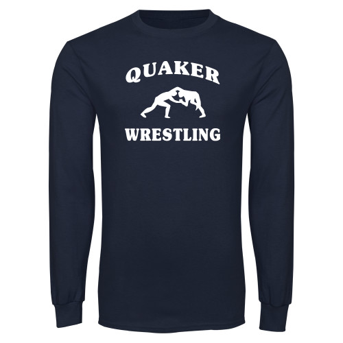  Navy Long Sleeve T-Shirt - Wrestling