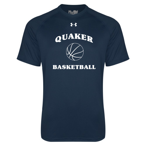  Under Armour Navy Tech Tee - Basketball