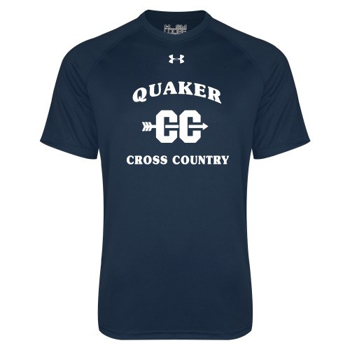  Under Armour Navy Tech Tee - Cross Country