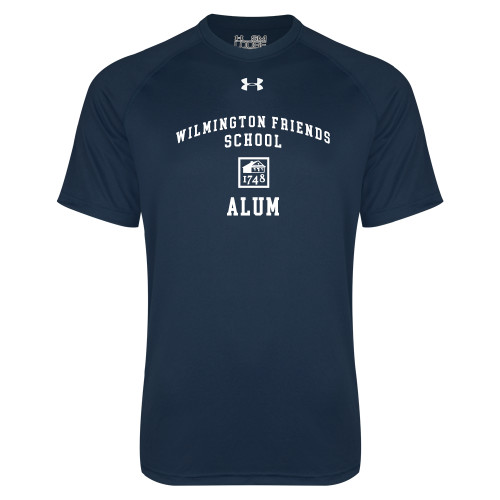  Under Armour Navy Tech Tee - Alum