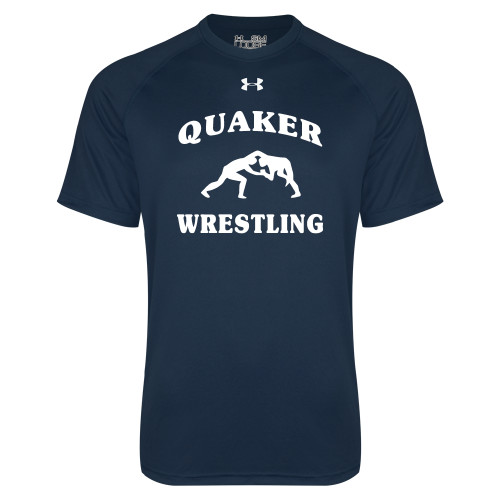  Under Armour Navy Tech Tee - Wrestling