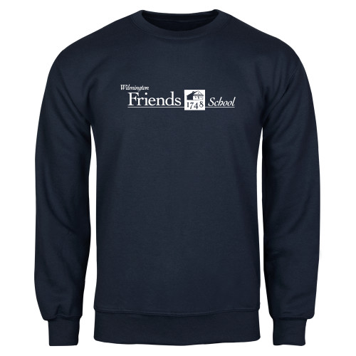  Navy Fleece Crew - Primary Mark