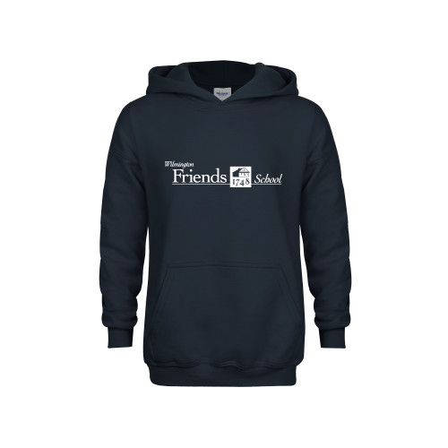  Youth Navy Fleece Hoodie - Primary Mark