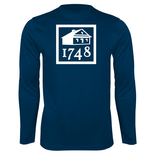  Navy Performance Long Sleeve Shirt - Wilmington 1748