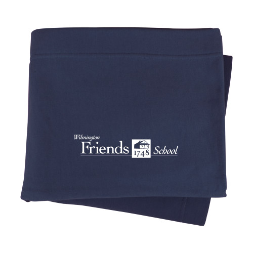  Navy Sweatshirt Blanket - Primary Mark